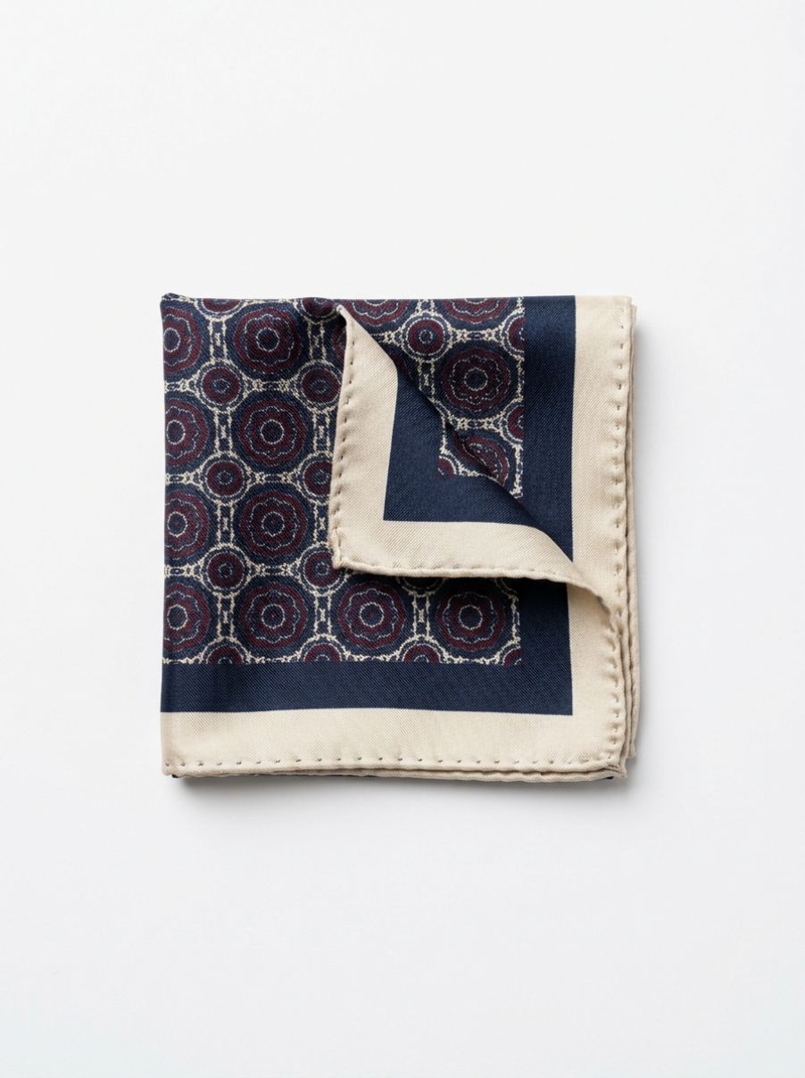 Hand-Rolled Silk Pocket Square
